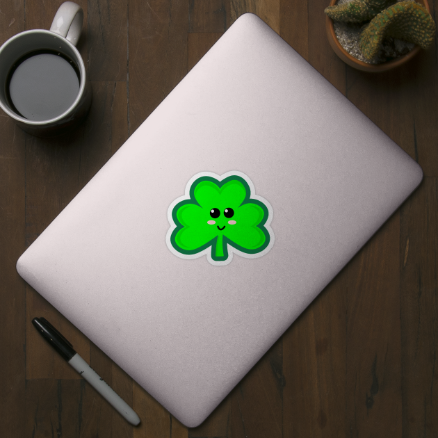 Cute Shamrock _ St. Patrick Day by POD Creations